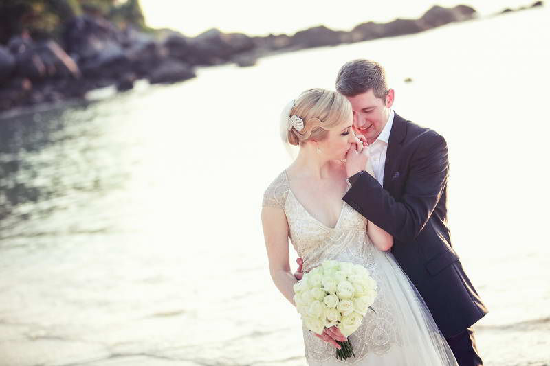 After the wedding photo session is a romantic and cheerful part of Lipe island wedding ceremony and reception